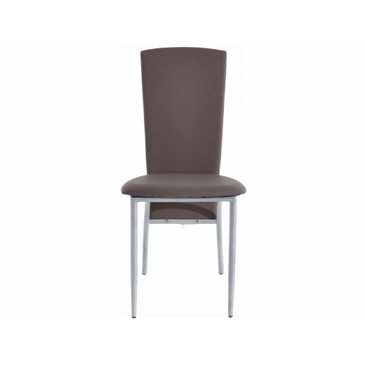 Jedálenská stolička Nelso (Súprava 2 ks), hnedá - 1