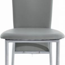 Jedálenská stolička Nelso (Súprava 2 ks), sivá - 2