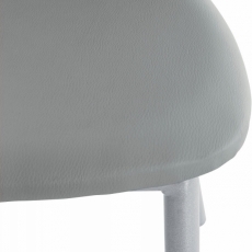Jedálenská stolička Nelso (Súprava 2 ks), sivá - 5