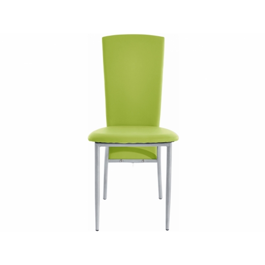Jedálenská stolička Nelso (Súprava 2 ks), zelená - 1
