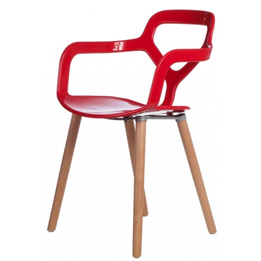 Jedálenská stolička Noir, červená - 1