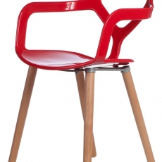 Jedálenská stolička Noir, červená - 1