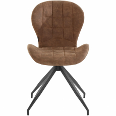 Jedálenská stolička Noma (SADA 2 ks), mikrovlákno, cappucino - 2