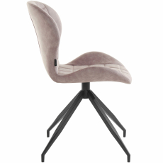 Jedálenská stolička Noma (SADA 2 ks), mikrovlákno, šedá - 3