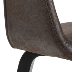 Jedálenská stolička Nova (SET 2ks), hnedá - 7