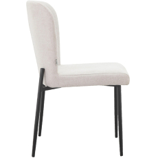 Jedálenská stolička Oita (SET 2 ks), textil, béžová - 3
