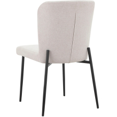 Jedálenská stolička Oita (SET 2 ks), textil, béžová - 6