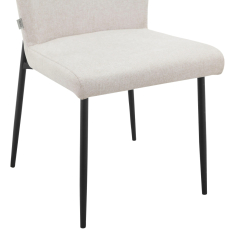 Jedálenská stolička Oita (SET 2 ks), textil, béžová - 7