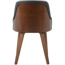 Jedálenská stolička Okido (SET 2 ks), syntetická koža, hnedá - 5