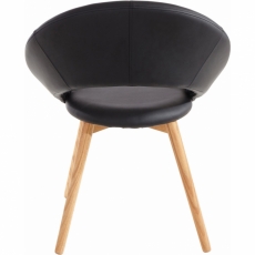 Jedálenská stolička Oregi (Súprava 2 ks), čierna - 3