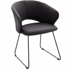 Jedálenská stolička Pacif, čierna - 1