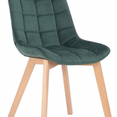 Jedálenská stolička Passaic, zamat, zelená - 1