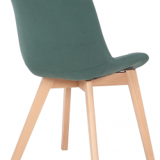 Jedálenská stolička Passaic, zamat, zelená - 4