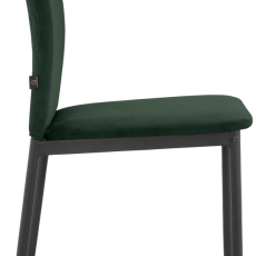 Jedálenská stolička Pavia (SET 2 ks), syntetická koža, zelená - 3