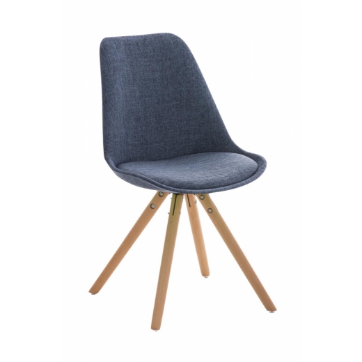Jedálenská stolička Pegleg, modrá - 1