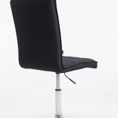 Jedálenská stolička Peking, textil, čierna - 4