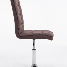 Jedálenská stolička Peking, textil, hnedá - 3