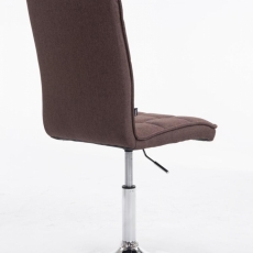 Jedálenská stolička Peking, textil, hnedá - 4