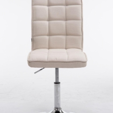Jedálenská stolička Peking, textil, krémová - 2