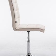 Jedálenská stolička Peking, textil, krémová - 3