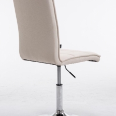 Jedálenská stolička Peking, textil, krémová - 4