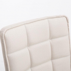 Jedálenská stolička Peking, textil, krémová - 5