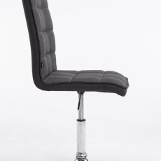 Jedálenská stolička Peking, textil, tmavo šedá - 3