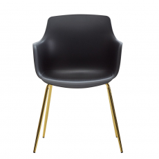 Jedálenská stolička Perta (SET 2 ks), čierna - 4