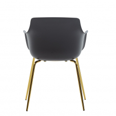 Jedálenská stolička Perta (SET 2 ks), čierna - 6