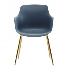 Jedálenská stolička Perta (SET 2 ks), modrá - 4