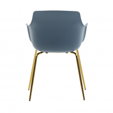Jedálenská stolička Perta (SET 2 ks), modrá - 5