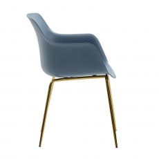 Jedálenská stolička Perta (SET 2 ks), modrá - 6