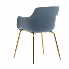 Jedálenská stolička Perta (SET 2 ks), modrá - 7