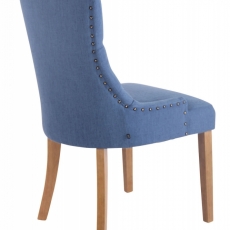 Jedálenská stolička Queen, modrá - 4