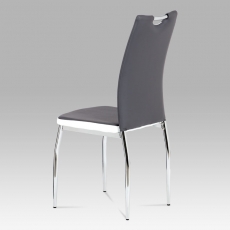 Jedálenská stolička Rene, sivá/biela - 2