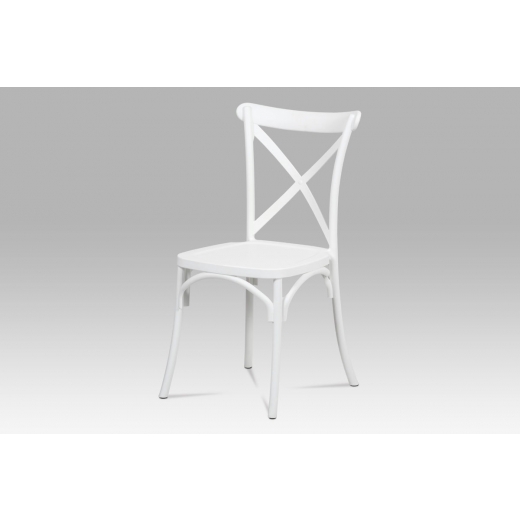 Jedálenská stolička René (súprava 4 ks), biela - 1