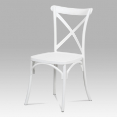 Jedálenská stolička René (súprava 4 ks), biela - 1