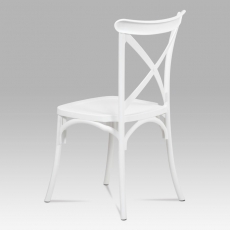 Jedálenská stolička René (súprava 4 ks), biela - 4
