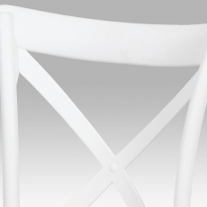 Jedálenská stolička René (súprava 4 ks), biela - 6