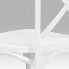Jedálenská stolička René (súprava 4 ks), biela - 10