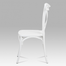 Jedálenská stolička René (súprava 4 ks), biela - 25