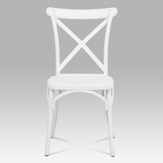 Jedálenská stolička René (súprava 4 ks), biela - 27