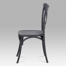 Jedálenská stolička René (súprava 4 ks), sivá - 13