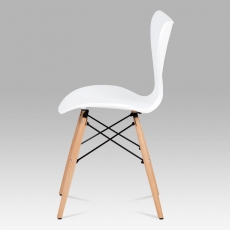 Jedálenská stolička Rini (súprava 4 ks), biela - 4