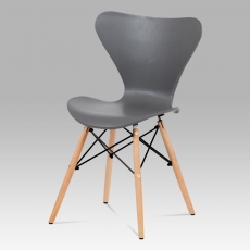 Jedálenská stolička Rini (súprava 4 ks), sivá - 1