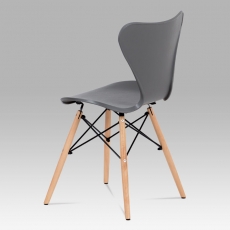 Jedálenská stolička Rini (súprava 4 ks), sivá - 3