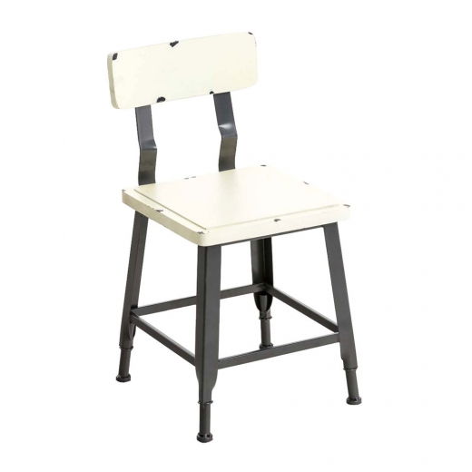 Jedálenská stolička Robust, antik krémová - 1