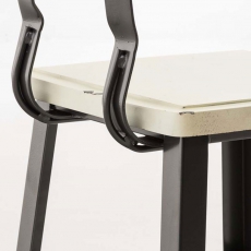 Jedálenská stolička Robust, antik krémová - 6