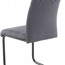 Jedálenská stolička Rosy (SET 2ks), tmavo šedá - 5