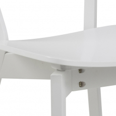 Jedálenská stolička Roxby (SET 2 ks), biela - 2
